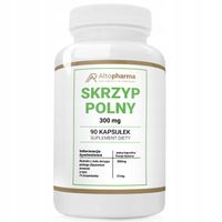Skrzyp Polny Ekstrakt 300mg DETOX WŁOSY SKÓRA PAZNOKCIE WĄTROBA 90 kaps