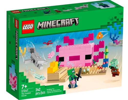 Klocki Minecraft 21247 Dom Aksolotla na Arena.pl