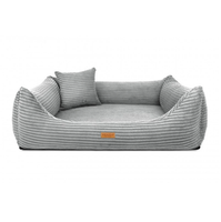 Ortopedyczne legowisko RIMINI Szary S – Pianka VISCO MEMORY