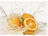 OBRAZ DRUK POMARAŃCZA WODZIE