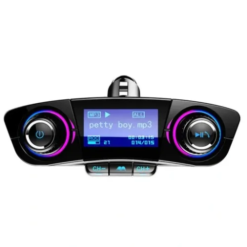TRANSMITER FM BLUETOOTH 5.0 USB WIELOFUNKCYJNY 8w1 na Arena.pl
