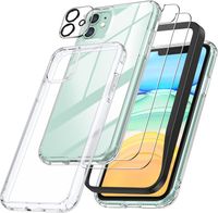 Etui iPhone 11 + szkło + ochrona aparatu | Zestaw 4w1 Emetok