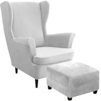 POKROWIEC NA FOTEL USZAK PODNÓŻEK WELUR OEKO TEX