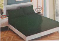 Zielone prześcieradło na gumkę