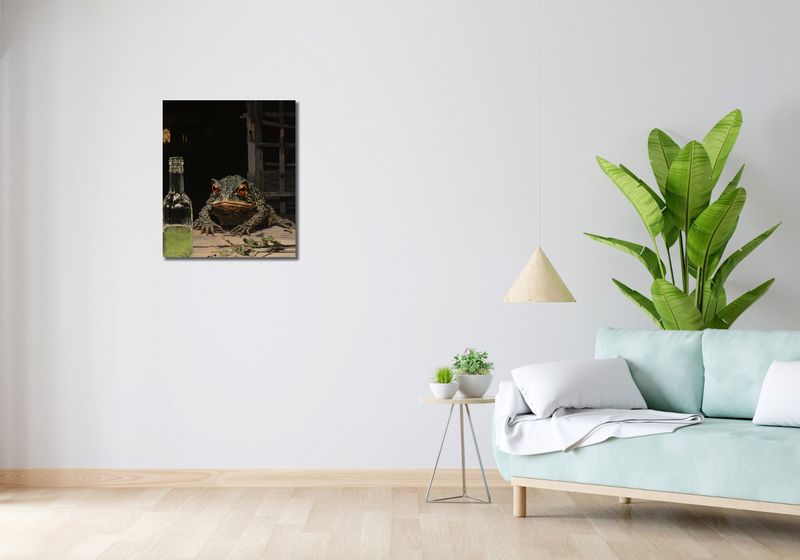 Obraz 50x60cm Oczekiwanie w Półmroku zdjęcie 2