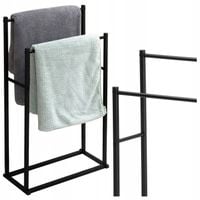 WIESZAK STOJAK NA RĘCZNIKI STOJĄCY PODŁOGOWY ŁAZIENKOWY METALOWY 2