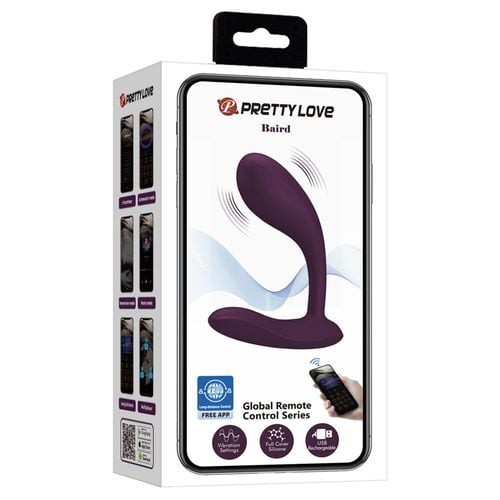 pretty love   baird purple, 12 vibration functions mobile app long na Arena.pl
