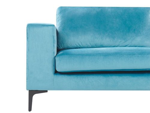 Sofa Welurowa Niebieska Vadstena na Arena.pl