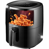 FRYTKOWNICA BEZTŁUSZCZOWA AIR FRYER DUŻY WSAD 12 PROGRAMÓW 1500W XXL 5L