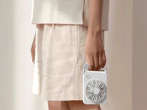 Wiatrak Wentylator Biurkowy Mini Wentylator Biurkowy USB 3 Prędkości Biały na Arena.pl