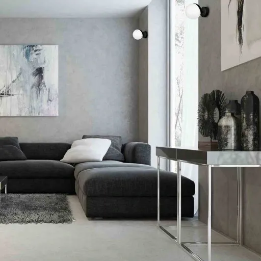 Kinkiet SFERA BLACK 1xE14 zdjęcie 9