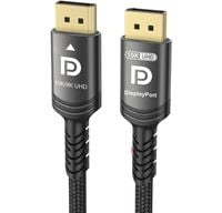 Kabel DisplayPort 2 m 40 Gbps 10K 8K 4K DP v1.4 v1.2 nylonowy