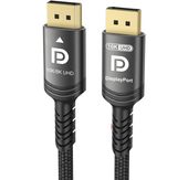 Kabel DisplayPort 2 m 40 Gbps 10K 8K 4K DP v1.4 v1.2 nylonowy