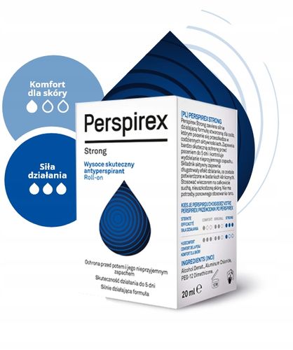 PERSPIREX Strong ANTYPERSPIRANT w kulce roll-on Dezodorant DERMO 20ml na Arena.pl
