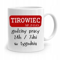 Dla Tirowca Kierowcy Kubek Tirowiec Sp. Z O.o. Z Nadrukiem Ze Zdjęciem