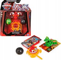 BAKUGAN Battle-Pack ZESTAW BITEWNY BAKUGANY 3-PAK AKCESORIA PREZENT DZIECI