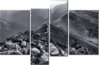 130CM 85 OBRAZ 4 ELEM WIDOK GÓRSKI ŚCIENNY