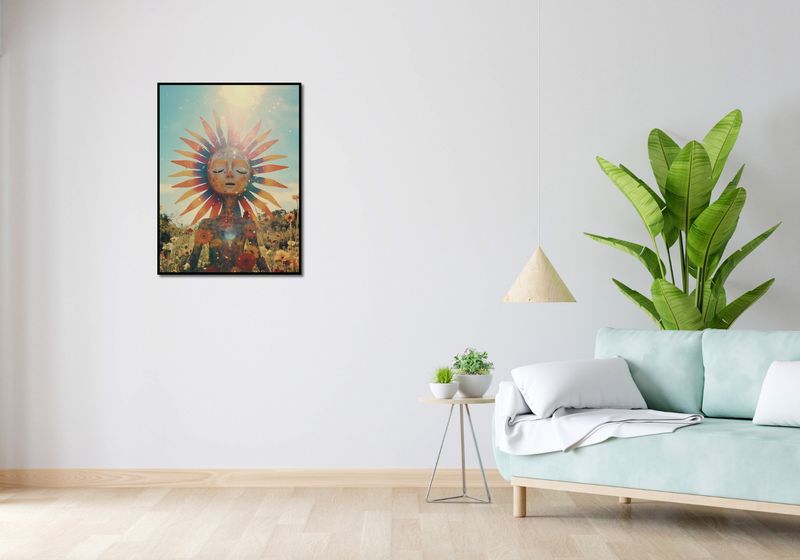 Plakat 60x80cm Słoneczna Medytacja zdjęcie 4