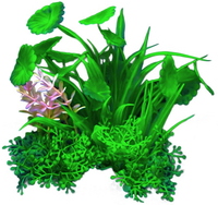 AQUA NATURA Roślina sztuczna ozdoba dekoracja akwarium terrarium Liście 12c