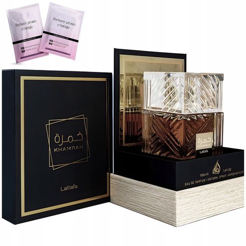PERFUMY DAMSKIE MĘSKIE UNISEX LATTAFA KHAMRAH 100ml SŁODKIE PRZYPRAWOWE na Arena.pl