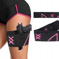 Kabura na UDO NOGĘ DAMSKA dla KOBIET PODWIĄZKA NA PISTOLET Magazynek RÓŻ