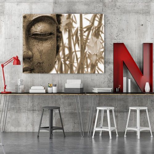 Obraz na płótnie - Canvas, Pół twarzy Buddy 4 120x80 na Arena.pl