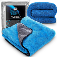 K2 FLOSSY 90x60 RĘCZNIK DO OSUSZANIA LAKIERU 800g MIKROFIBRA DO KAROSERII