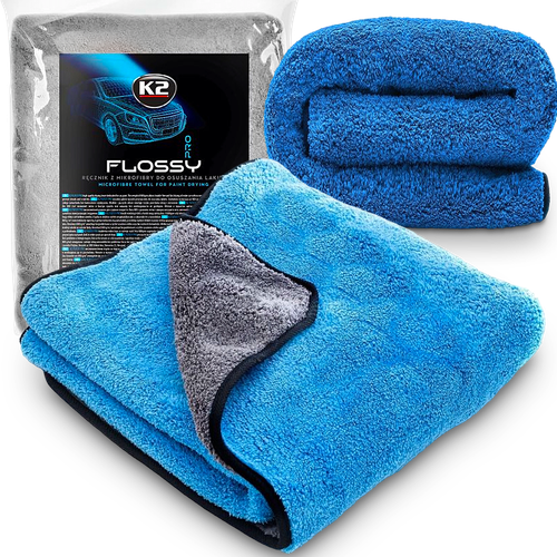 K2 FLOSSY 90x60 RĘCZNIK DO OSUSZANIA LAKIERU 800g MIKROFIBRA DO KAROSERII na Arena.pl