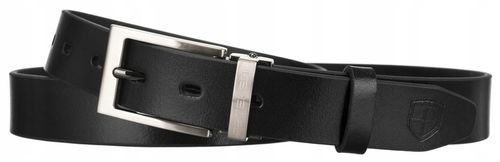 PETERSON męski pasek do spodni garnituru skórzany elegancki + pudełko na Arena.pl