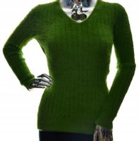 Damski sweter z dekoltem alpaka touch UNI XS S M