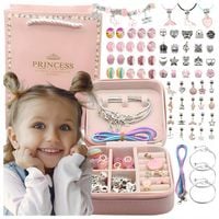 ZESTAW DO ROBIENIA BRANSOLETEK naszyjników z koralików charms DLA DZIECI