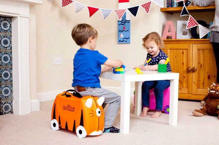 Jeżdżąca walizka Trunki dzieci tygrysek jeździk zdjęcie 11