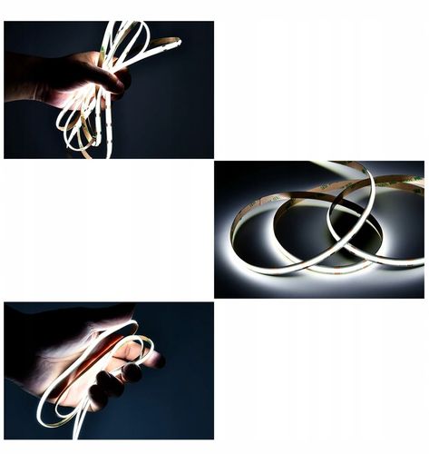 Taśma LED Neon COB 12V 10m 320 diod 6000K BIAŁA ZIMNA HOMOGENICZNA 8MM na Arena.pl