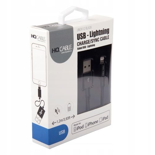 Kabel USB-MICRO USB 1.2M, czarny HQCable na Arena.pl