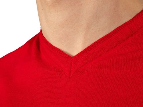 Swetr Boss C-Cedric V-Neck Red M na Arena.pl