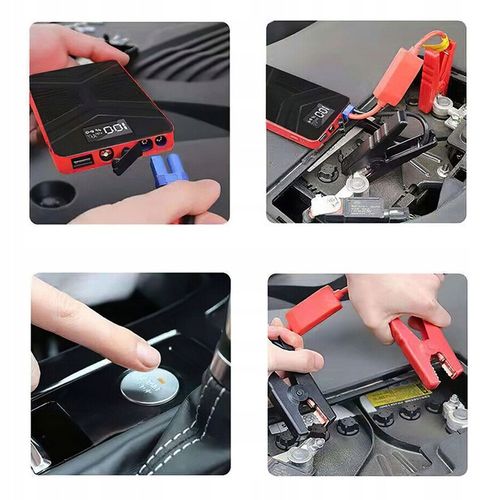 Mocny Inteligentny Prostownik Samochodowy Ładowarka Akumulatora 30000MAH na Arena.pl