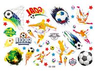 Tatuaże zmywalne, UA, CG308, Piłka nożna (Football, Goal)