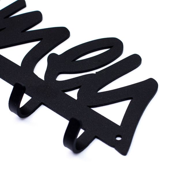 Wieszak ścienny Willkommen czarny zdjęcie 5