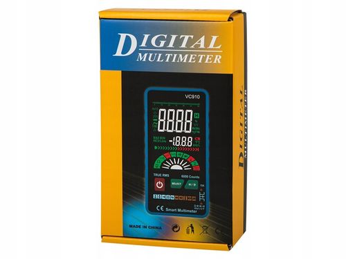 SMART MULTIMETR MIERNIK CYFROWY PRĄDU ZESTAW LCD LATARKA ELEKTRYCZNY NCV na Arena.pl