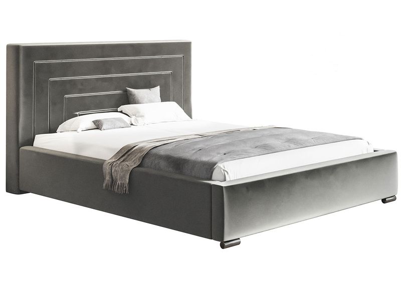 Łóżko tapicerowane 120x200 Royal 3 pojemnik stelaż zdjęcie 1