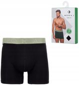 Bokserki Męskie Majtki BAMBUSOWE Gładkie KLASYCZNE DOPASOWANE MORAJ - L