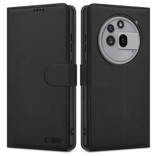Etui Tech-Protect Wallet na Nothing Phone 3A Pro - czarny mat na Arena.pl