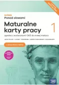Nowe Ponad słowami 1 Maturalne karty pracy z. podstawowy rozszerzony 2024