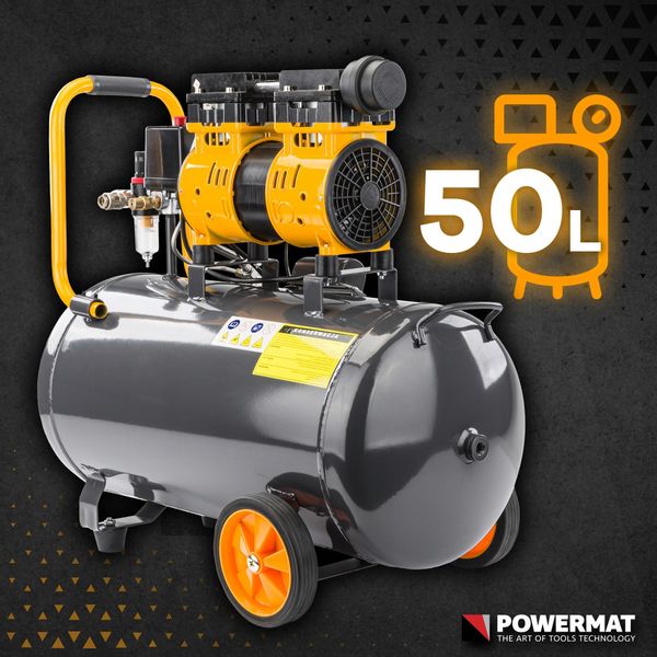 KOMPRESOR BEZOLEJOWY 50L SPRĘŻARKA 8 BAR 290L/MIN 230V PM-KBO-50T na Arena.pl