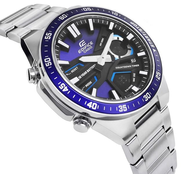 zegarek męski casio edifice efv-c110d-2avef + box zdjęcie 2