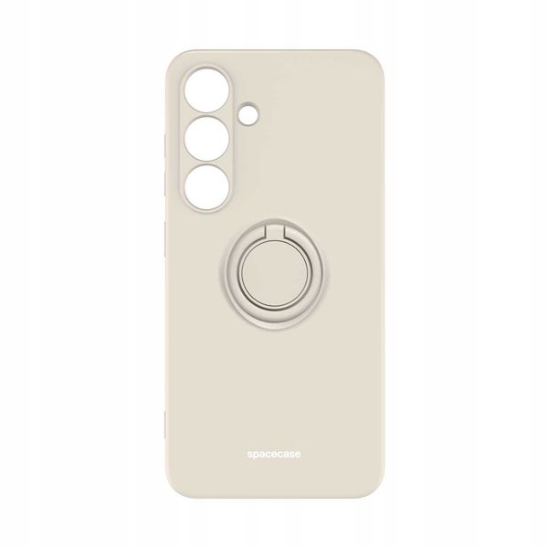 Spacecase Silicone Ring Galaxy S24 Bone zdjęcie 4