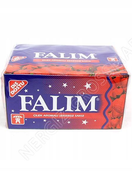 Guma do żucia turecka truskawkowa 100szt zdjęcie 1