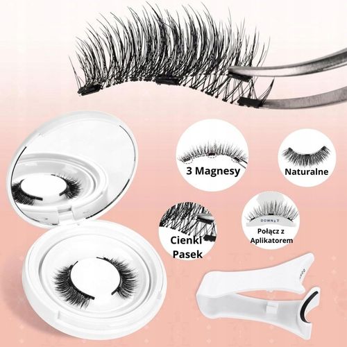 Rzęsy Magnetyczne Bez Kleju i Podrażnień Efekt Objętości+ Aplikator Gratis na Arena.pl