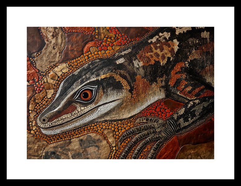 Plakat 29,7x21cm Oko Jaszczurki zdjęcie 3