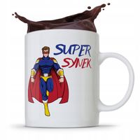 Kubek Prezent Dla Syna Dziecka Super Synek Z Nadrukiem Ze Zdjęciem